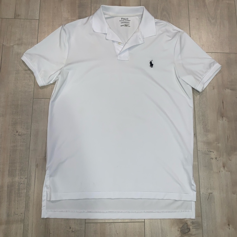 Polo Ralph Lauren White Performance Polo | Mens M